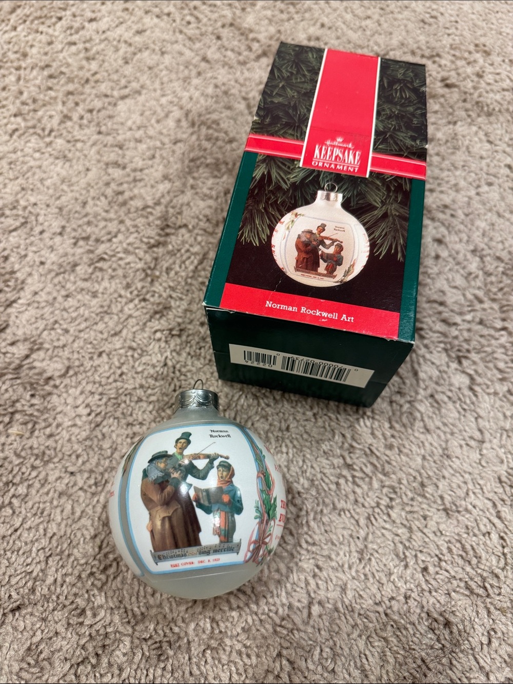 Hallmark Keepsake Ornament - Norman Rockwell Art